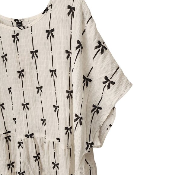 Emery Rose by Shein Short Sleeve Tiered Blouse Size 2XL NWT - Picture 6 of 6